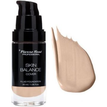 PIERRE RENE SKIN BALANCE (PIERRE RENE) SKIN BALANCE COVER FLUID FOUNDATION 23 NUDE POMP 30 ML