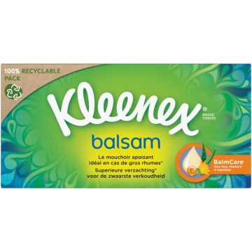 KLEENEX BALSAM TISSUES DOOSJE 64 STUKS