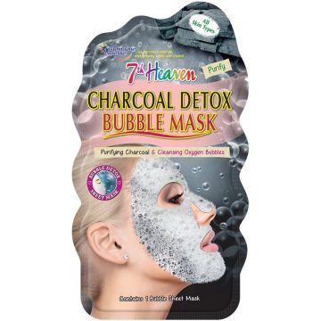 MONTAGNE JEUNESSE 7TH HEAVEN CHARCOAL DETOX BUBBLE MASK GEZICHTSMASKER ZAKJE 1 STUK