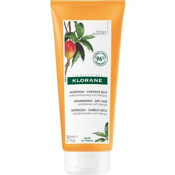 KLORANE NOURISHING MANGO DRY HAIR CONDITIONER CREMESPOELING TUBE 200 ML