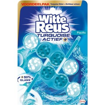 WITTE REUS TURQUOISE ACTIEF PACIFIC TOILETBOK 2 X 50 GRAM
