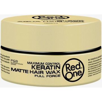 RED ONE KERATIN MATTE HAIR WAX POT 150 ML