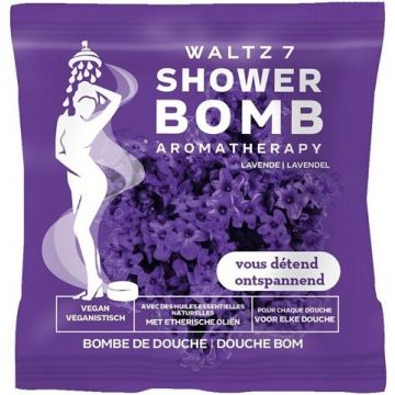 WALTZ 7 SHOWER BOMB AROMATHERAPY LAVENDEL DOUCHE BOMB ZAKJE 1 STUK