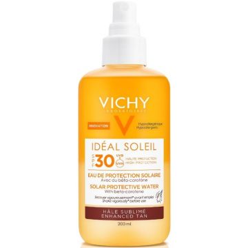 VICHY IDEAL SOLEIL SPF 30 ENHANCED TAN SOLAR PROTECTIVE WATER ZONNEBRANDSPRAY 200 ML