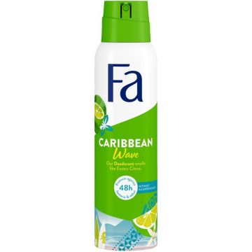 FA CARIBBEAN WAVE DEO SPRAY SPUITBUS 150 ML