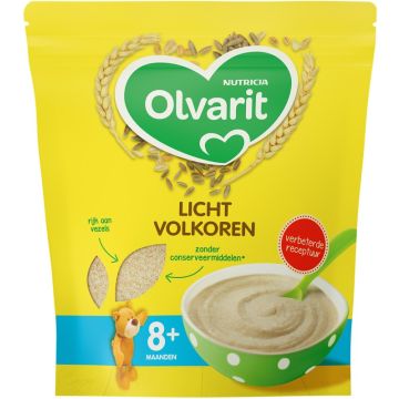 OLVARIT 8+ MAANDEN LICHT VOLKOREN PAP ZAK 200 GRAM