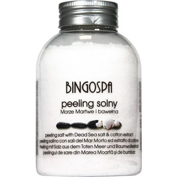 BINGO SPA DEAD SEA SALT & COTTON EXTRACT PEELING SALT BODYSCRUB 580 GRAM