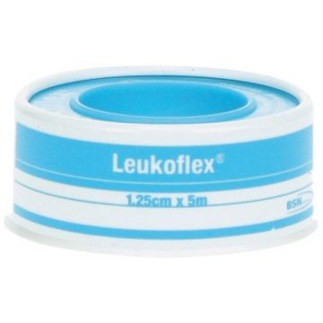 LEUKOFLEX 1.25CM X 5M HECHTPLEISTER BLIK 1 STUK
