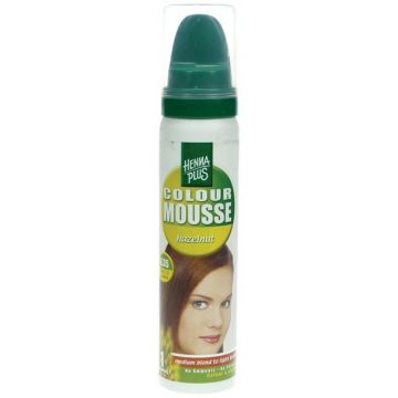 HENNA PLUS COLOUR MOUSSE HAZELNUT 6.35 SPUITBUS 75 ML