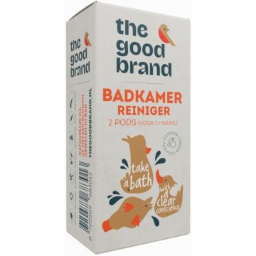 THE GOOD BRAND BADKAMERREINIGER PODS DOOSJE 2 STUKS