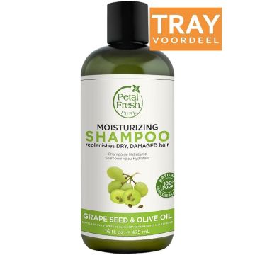 PETAL FRESH GRAPE SEED & OLIVE OIL (PETAL FRESH) GRAPE SEED & OLIVE OIL MOISTURIZING SHAMPOO TRAY 6 X 475 ML