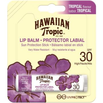 HAWAIIAN TROPIC SPF 30 SUN PROTECTION LIPPENBALSEM STICK 4 GRAM