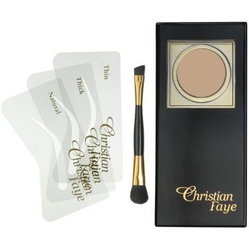 CHRISTIAN FAYE SEMI PERMANENT EYEBROW MAKEUP KIT IRID TAN SET 1 STUK