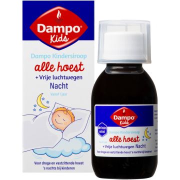DAMPO KIDS ALLE HOEST NACHT HOESTDRANK FLES 100 ML
