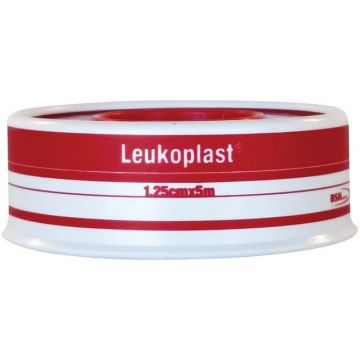 LEUKOPLAST 1.25 CM X 5 M HECHTPLEISTER BLIK 1 STUK