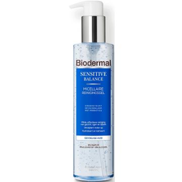 BIODERMAL SENSITIVE BALANCE MICELLAIRE REINIGINGSGEL 200 ML