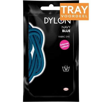 DYLON NAVY BLUE HANDWAS TEXTIELVERF 4 X 50 GRAM