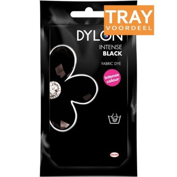 DYLON INTENSE BLACK HANDWAS TEXTIELVERF 4 X 50 GRAM