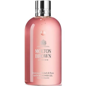 MOLTON BROWN DELICIOUS RHUBARB & ROSE BATH & SHOWER GEL DOUCHEGEL 300 ML