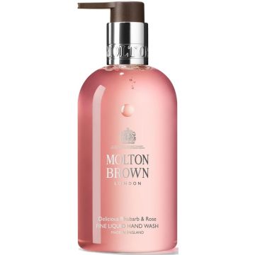 MOLTON BROWN DELICIOUS RHUBARB & ROSE FINE LIQUID HAND WASH HANDZEEP 300 ML