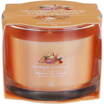 YANKEE CANDLE MANGO ICE CREAM GEURKAARS 37 GRAM
