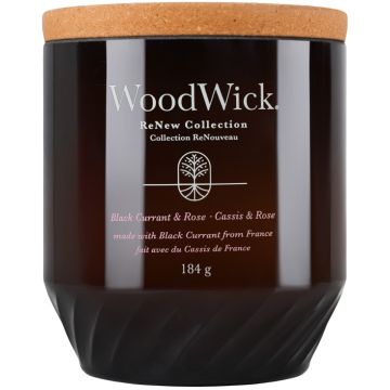WOODWICK RENEW COLLECTION BLACK CURRANT ROSE GEURKAARS 184 GRAM