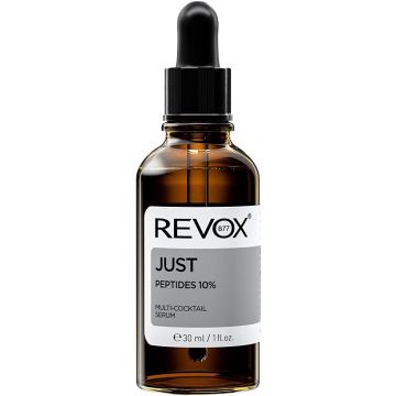 REVOX JUST (REVOX) JUST PEPTIDES 10% MULTI-COCKTAIL GEZICHTSSERUM DRUPPELAAR 30 ML