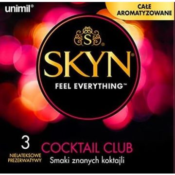 UNIMIL SKYN COCKTAIL CLUB CONDOOMS DOOSJE 3 STUKS