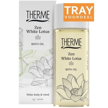 THERME ZEN WHITE LOTUS BATH OIL BADOLIE 6 X 100 ML