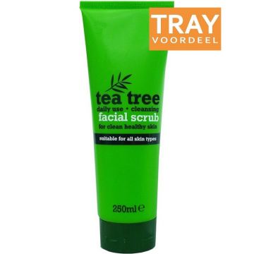 TEA TREE FACIAL SCRUB GEZICHTSSCRUB TRAY 12 X 250 ML