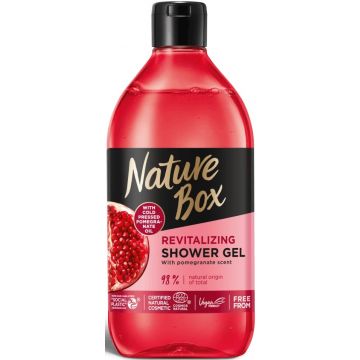 NATURE BOX POMEGRANATE OIL REVITALIZING SHOWER GEL DOUCHEGEL FLACON 385 ML