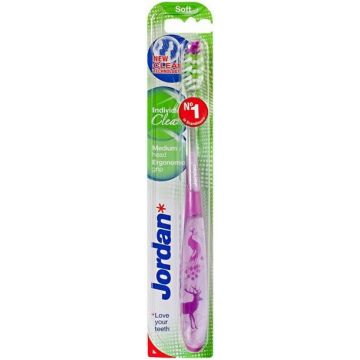 JORDAN INDIVIDUAL CLEAN (JORDAN) INDIVIDUAL CLEAN SOFT TANDENBORSTEL PAK 1 STUK