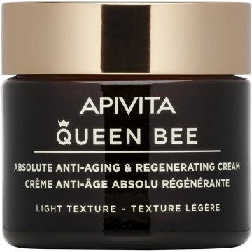 APIVITA QUEEN BEE LIGHT TEXTURE ABSOLUTE ANTI-AGING & REGENERATING CREAM GEZICHTSCREME 50 ML
