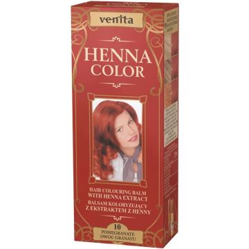 VENITA HENNA COLOR (VENITA) HENNA COLOR 10 POMEGRANATE HAIR COLOURING BALM DOOSJE 75 ML
