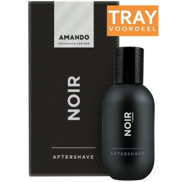 AMANDO NOIR AFTER SHAVE TRAY 6 X 50 ML