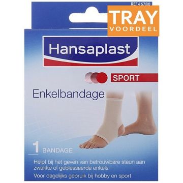 HANSAPLAST SPORT (HANSAPLAST) SPORT ENKELBANDAGE M TRAY 3 X 1 STUK