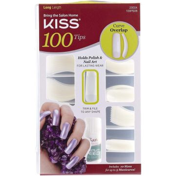 KISS TIPS CURVE OVERLAP NEPNAGELS 100 STUKS
