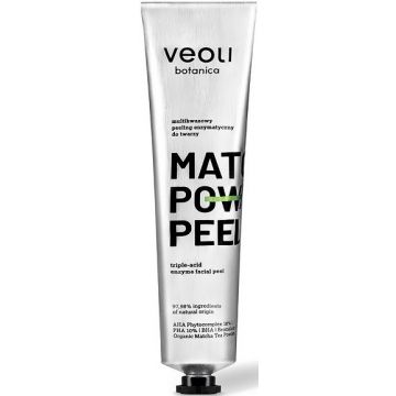 VEOLI BOTANICA MATCHA POWER PEEL TRIPLE-ACID ENZYME FACIAL PEEEL GEZICHTSSCRUB TUBE 75 ML