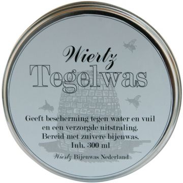 WIERTZ TEGELWAS (ZWART) BLIK 300 ML