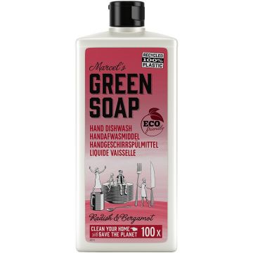 MARCEL'S GREEN SOAP RADISH & BERGAMOT HAND DISHWASH AFWASMIDDEL FLACON 500 ML