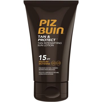 PIZ BUIN TAN & PROTECT (PIZ BUIN) TAN & PROTECT TAN INTENSIFYING SUN LOTION SPF 15 MEDIUM TUBE 150 ML