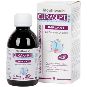 CURASEPT IMPLANT 0,20% CHLOORHEXIDINE MONDSPOELING 200 ML