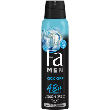 FA MEN KICK OFF DEODORANT SPRAY 150 ML
