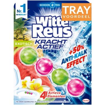 WITTE REUS KRACHT ACTIEF EXOTISCH TOILETBLOK 10 X 50 GRAM
