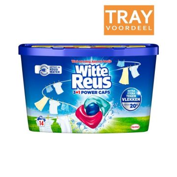 WITTE REUS WASMIDDEL CAPSULES 8 X 14 STUKS