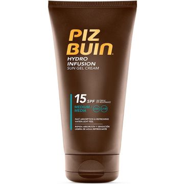 PIZ BUIN HYDRO INFUSION (PIZ BUIN) HYDRO INFUSION GEL CREAM SPF 15 MEDIUM ZONNEBRAND TUBE 150 ML