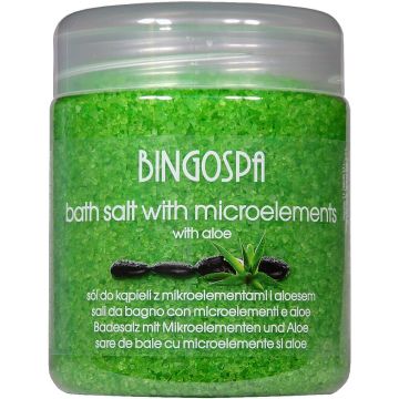 BINGO SPA MICROELEMENTS ALOE BATH SALT BADZOUT 550 GRAM
