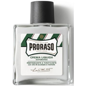 PRORASO GREEN (PRORASO) GREEN AFTERSHAVE BALM EUCALYPTUS & MENTHOL FLES 100 ML