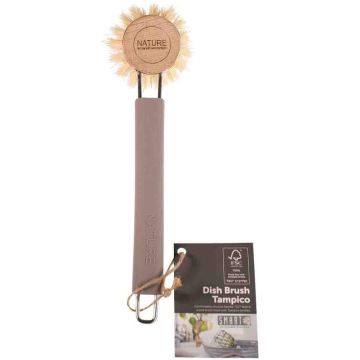 SMART NATURE TAMPICO GRIJS AFWASBORSTEL 1 STUK