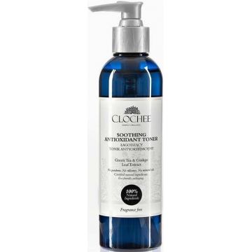 CLOCHEE SIMPLY ORGANIC CLEANSING GREEN TEA & GINKGO LEAF EXTRACT SOOTHING ANTIOXIDANT TONER 250 ML